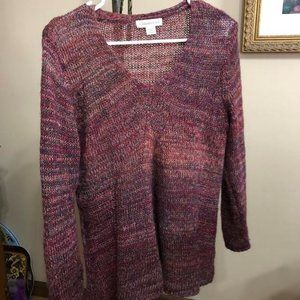 Make Offer Coldwater Creek Purple Tone Sweater L
